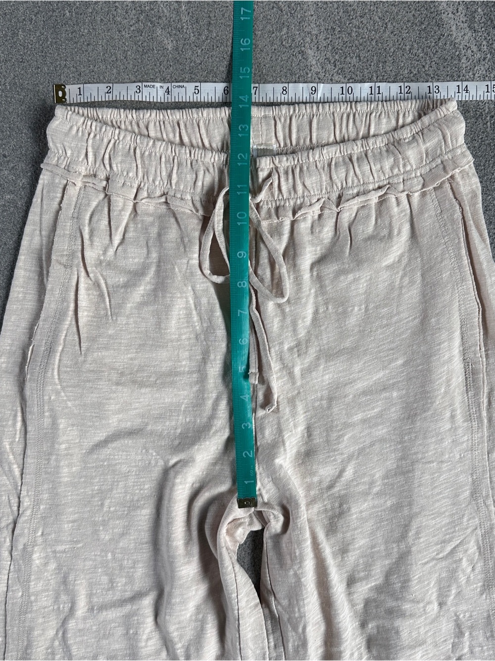 NEW Zenana 100% Cotton Relaxed Slub Short-Sleeved Top Pants Set Beige CSTP-3478 - Picture 13 of 16